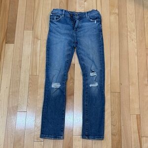 Stylish Blue Distressed Kids Jeans